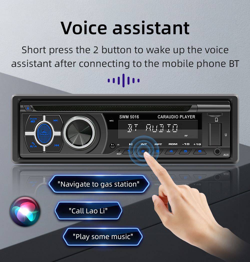 12V Single-Cylinder Car Mp3 Player Positioning Car Multimedia Player Cd/Vcd/Dvd Card Radio