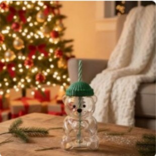 �羳����С�����ͱ�Bearista Glass Straw Cup�������ȱ�