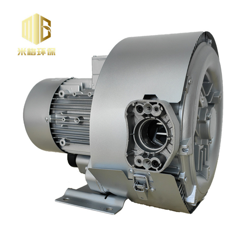 双叶轮高压风机用生物发酵曝气 双级抽真空上料 生化污水池曝气