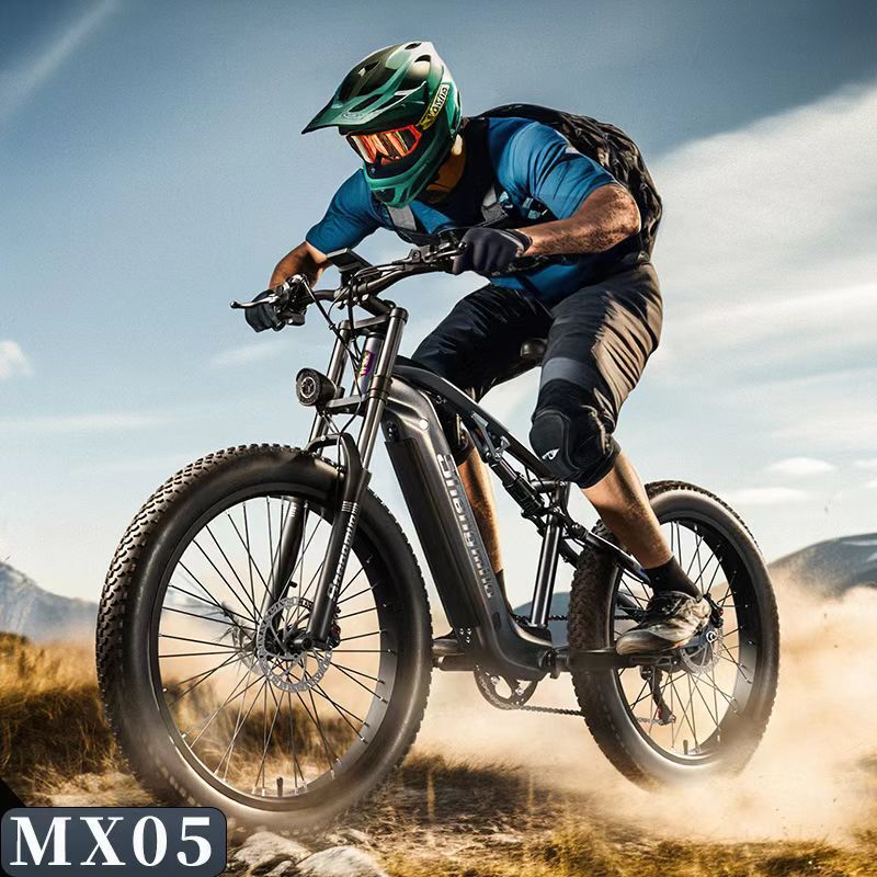 Cross-Border Frame Shock-Absorbing Climbing Off-Road Assist Mountain Bike 500W1000W2000W Speed 45Km Mileage 90Km
