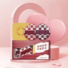 Erlu Red Checkered New 100 Points Pink Puff Foundation Cushion Puff Cotton Candy Puff Hada