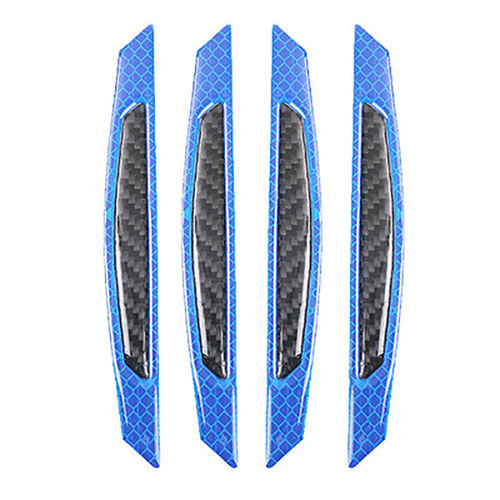 Car reflective warning stickers, carbon fiber body decoration anti-scratch sheets, door anti-collision strips, door edge anti-scratch strips