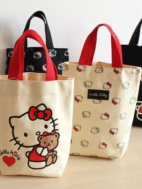 Hello kitty, Hello Kitty, handheld small bag, food bag
