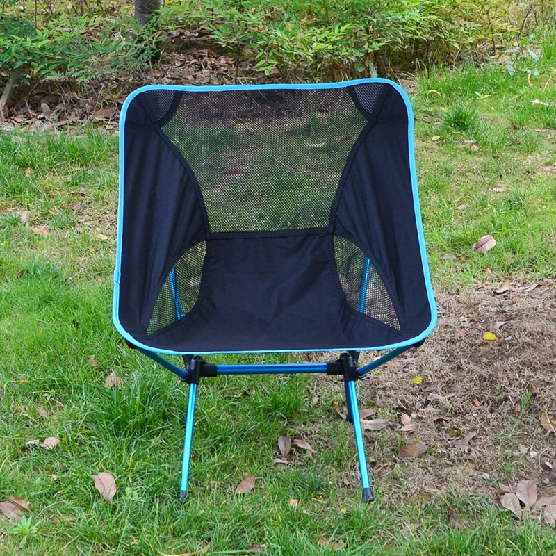 Outdoor folding chair Moon chair aluminum alloy chair sketching chair art fishing chair director chair beach camping chair