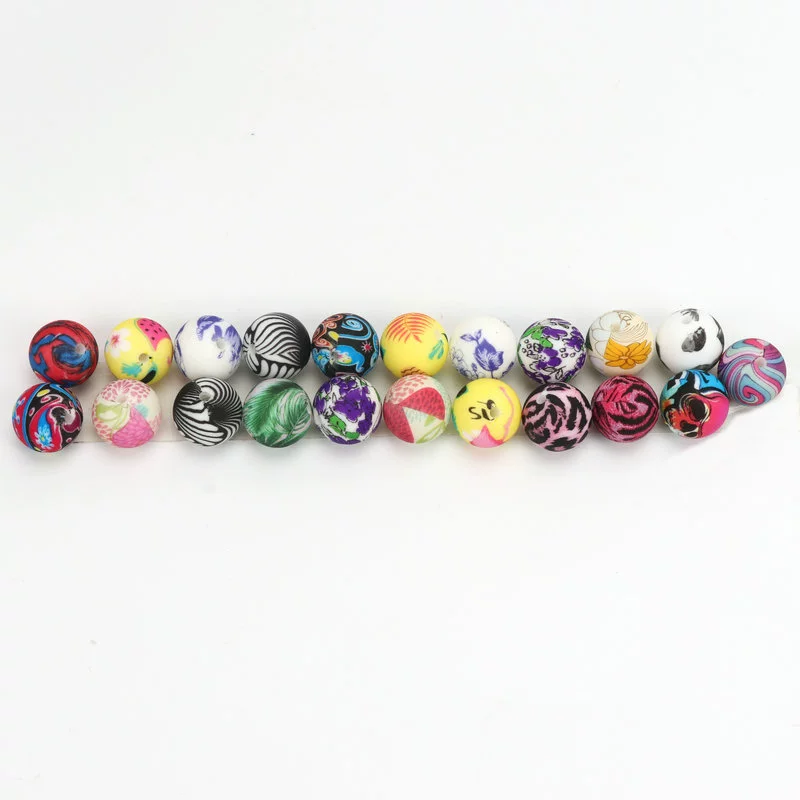 Silicone round beads, beaded bracelet, accessory, DIY
