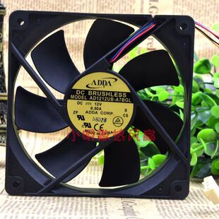 ADDA AD1212UB-A7BGL 0.50A DC 12V 12025 12CM�ؿؙC��ɢ���L��