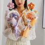 手提儿童节波波球满天星花束
