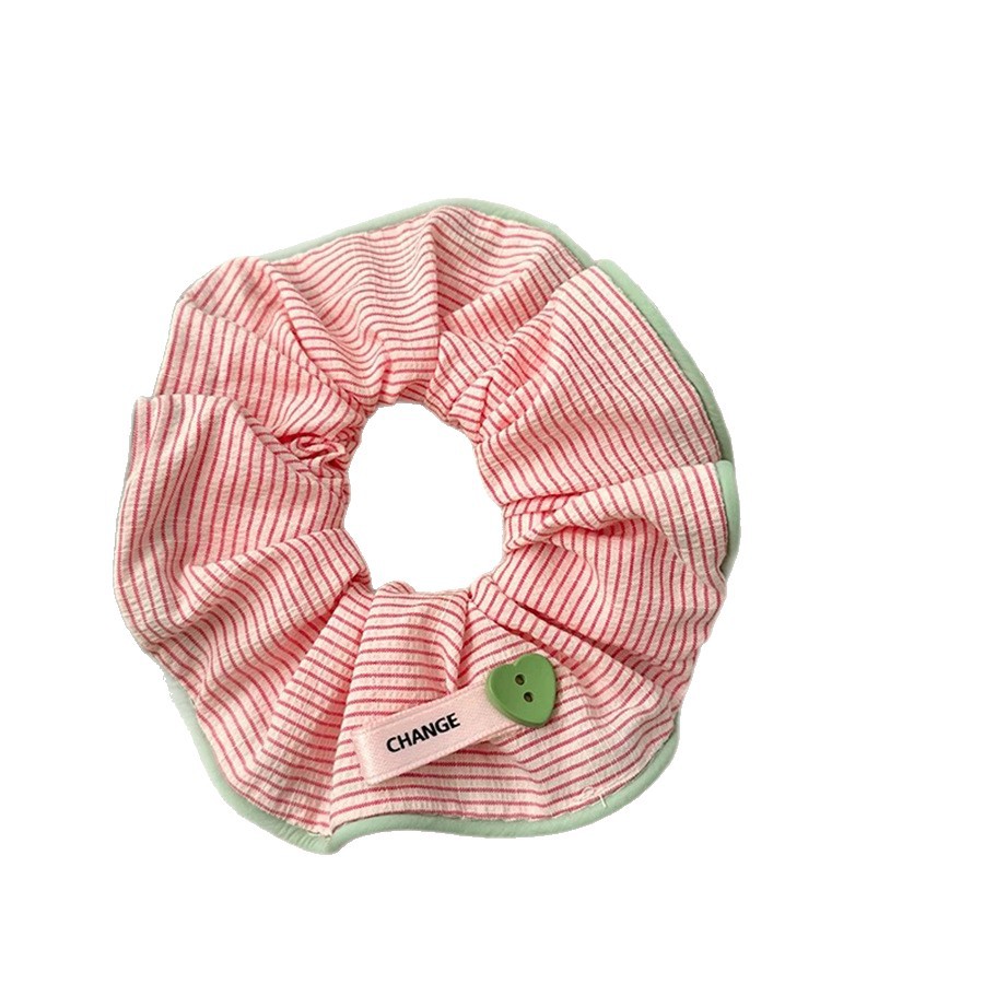Vintage Stoff Haargummis Für Mädchen Trendige College Haarbänder_voghion.com