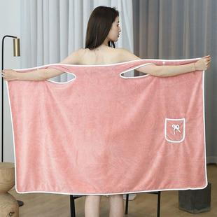 Wearable Bath Towel Women's Sling Bathrobe Bath Skirt Thickened Wearable Bath Towel Von Bath Towel Bath Towel Large Adult