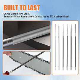 1套 颜色：图片色 材质：钢 链锯锉刀 电链锯锉 链条锉刀 链锯文