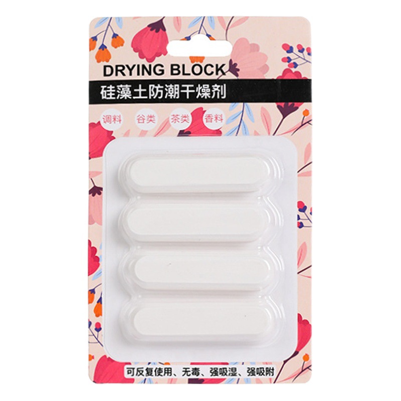 Nuevo alimento para mascotas desecante de barro de diatomeas tira de secado absorbente de humedad desecante de diatomita Amazon al por mayor