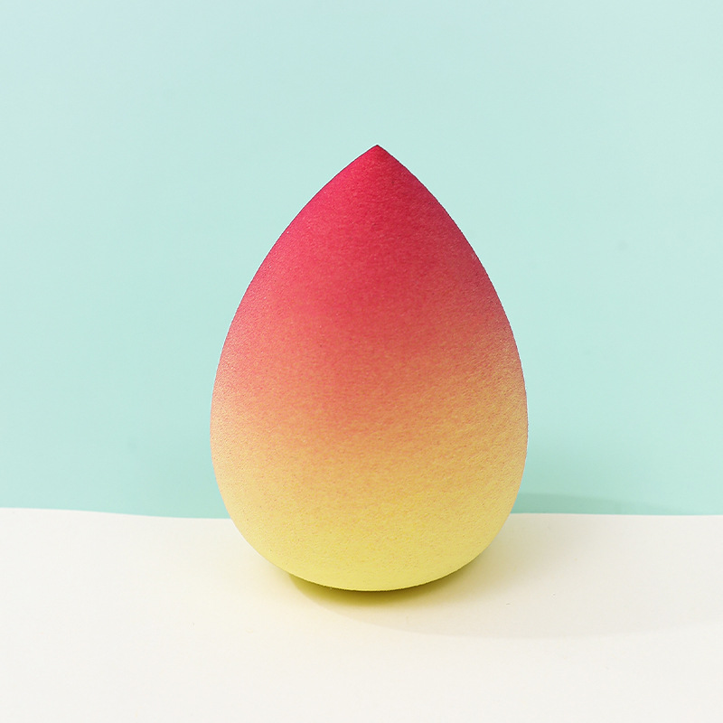 Fábrica personalizada color degradado belleza huevo soplo de polvo no come polvo color esponja huevo poliuretano maquillaje maquillaje huevo transfronterizo