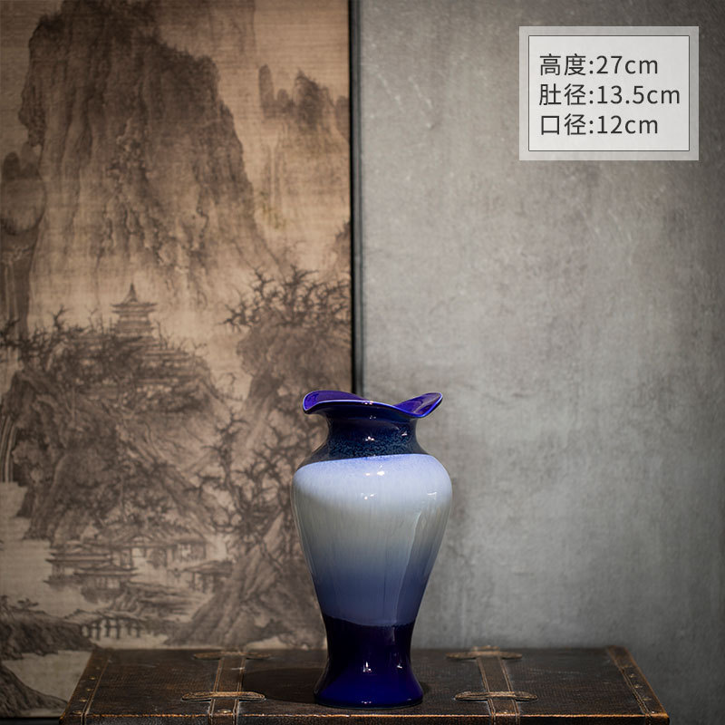 Jingdezhen vintage vasijas de cerámica negra decoraciones decorativas en la sala de estar decoraciones creativas