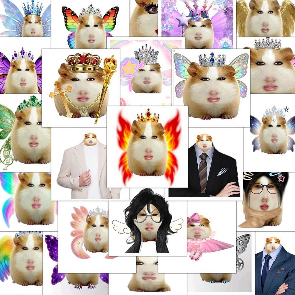 160 piezas de piggy emoticon abstracto parodia popular emoticon pegatinas decoración de caja de teléfono móvil DIY pegatinas de libro de contabilidad