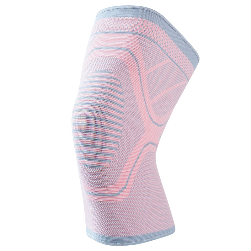 Rodillera deportiva protección de la cuerda de saltar femenina rodilla antideslizante bádminton profesional vaina de la rodilla deportes de silicona correr