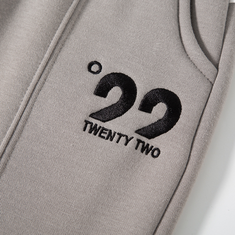 Marca de moda estilo INS ropa para niños pantalones para niños Otoño e Invierno nuevos pantalones de chándal para niños letras Pantalones deportivos casuales para niños image 6