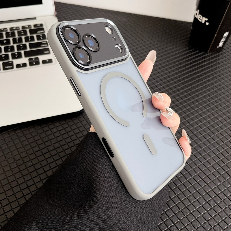 适用iPhone17pro手机壳简约磁吸苹果16promax保护套15pro磨砂新款|undefined
