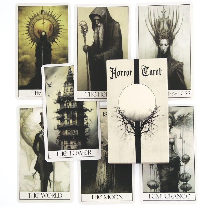 Carte dei tarocchi gothic horror gioco da tavolo in inglese_voghion.com