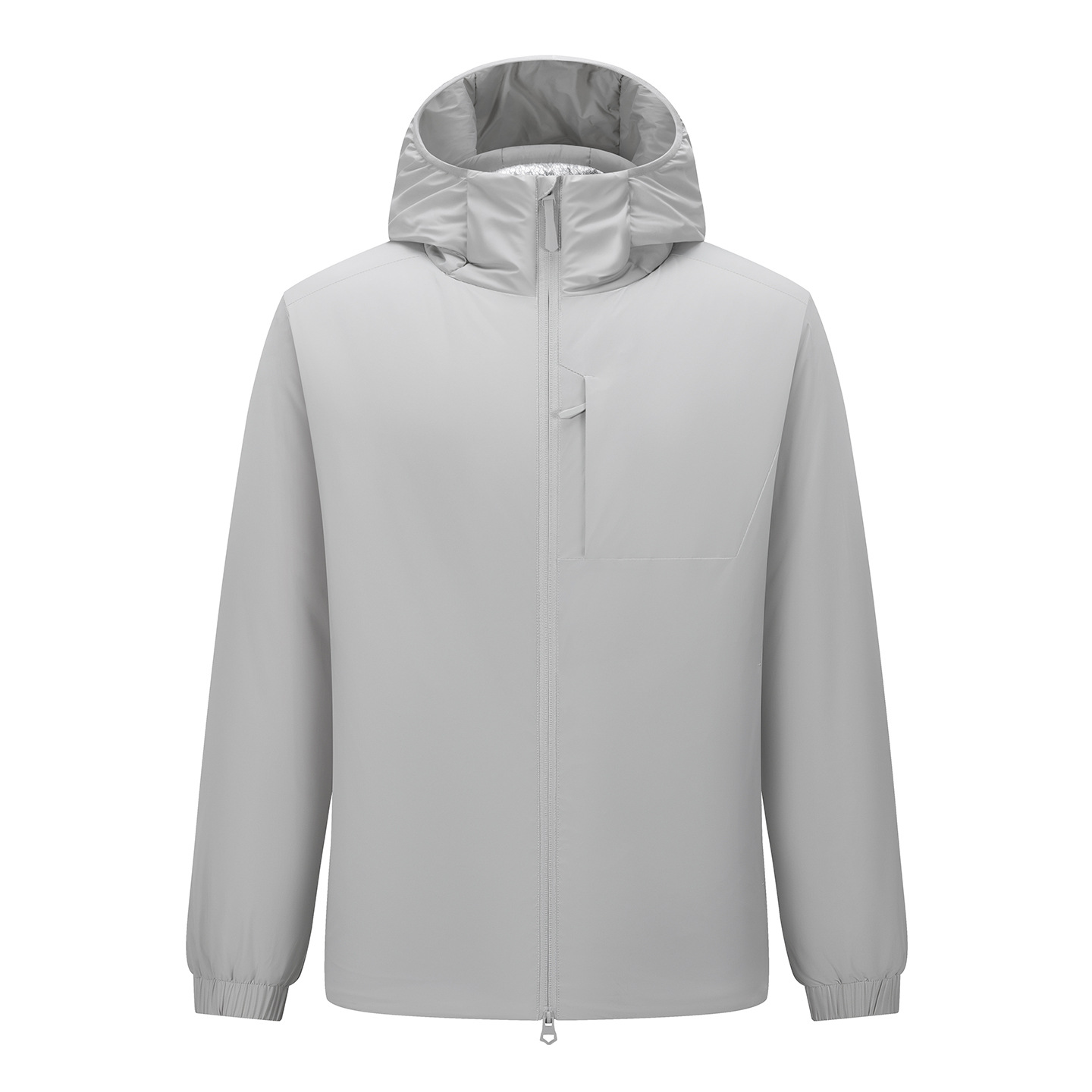 New lightweight graphene cotton jacket for men, autumn and winter new model, water-resistant, windproof, warm, hooded cotton coat for couples, men and women