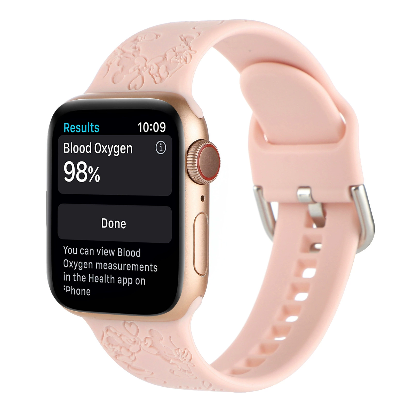Suitable for iwatch sports silicone strap Apple watch printed engraving s9 smart strap S108765432SE