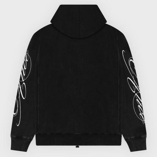 Retro streetwear design, printed zip-up cardigan hoodie—European and American-style sweatshirt & sweatpants