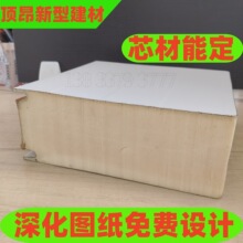 定制聚氨酯泡沫保温板pu彩钢夹芯冷库板聚氨酯夹心屋面吊顶板