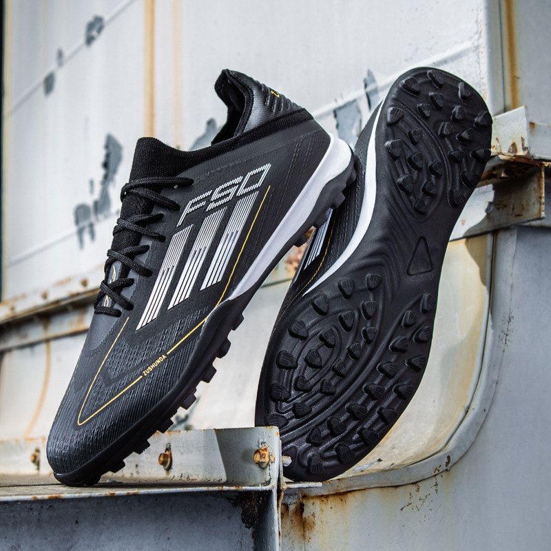 Putian sin costuras Copa de Europa F50 zapatos de fútbol zapatos deportivos de entrenamiento de uñas rotas AG de corte bajo para hombre