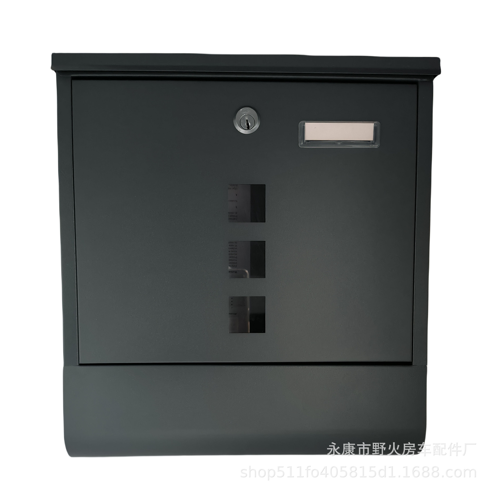 Black Iron spray plastic letter box apartment letter box ballot box suggestion box iron box wall-mounted household