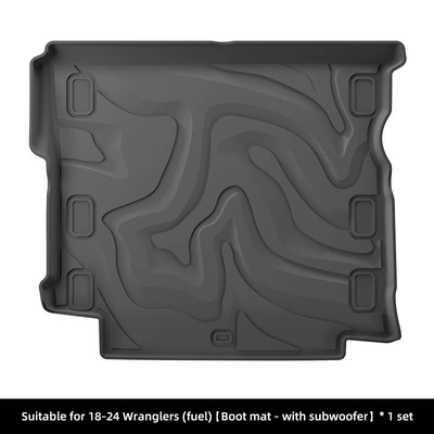 Suitable for 18-24 Jeep Modelə uyğun ayaqaltı - 18-24-wrangler-trunk-mat-fuelwith-low-sound