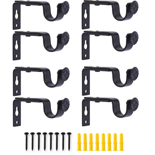 Roman Rod Curtain Rod Bracket Adjustable Bracket Hardware Support Frame Curtain Rod Installation Code Cross-border Explosions