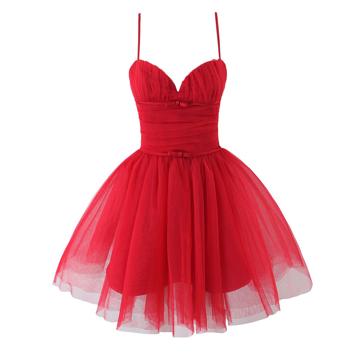 2025 New French V Neck Sexy Slim Short Princess Dress Sweet Bow Chic Tulle Mini Skirt