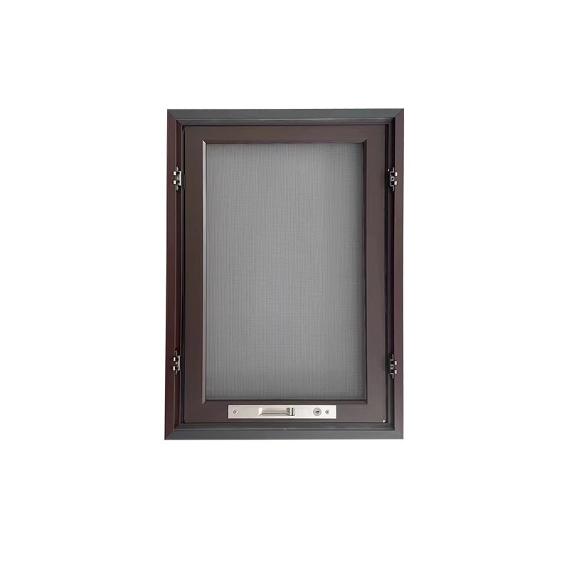 Ventana de pantalla de malla de diamante abierta interna abierta exterior marco de bisagra abierta interna marco desmontable limpieza de acero inoxidable con cerradura personalizada image 6