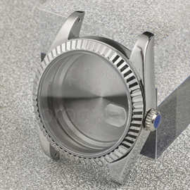 36/39mm狗牙圈蓝宝石玻璃不锈钢适配NH35/NH36机芯日志表壳