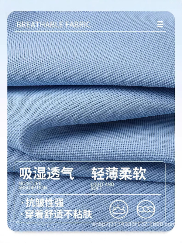 夏クールコットンポロシャツプリントロゴダブルストリップカラーラペル半袖作業服イベント文化シャツバッチ|undefined