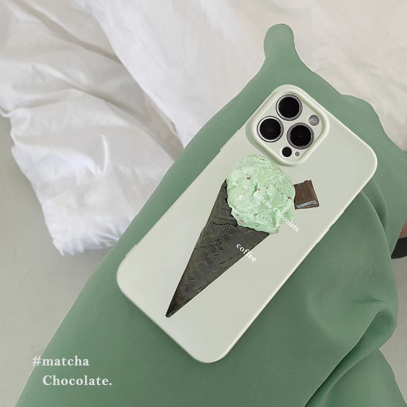 Green ice cream for millet 14 mobile phone case 13 film red rice K70 explosions note13 hard shell 60 Japan and South Korea 9