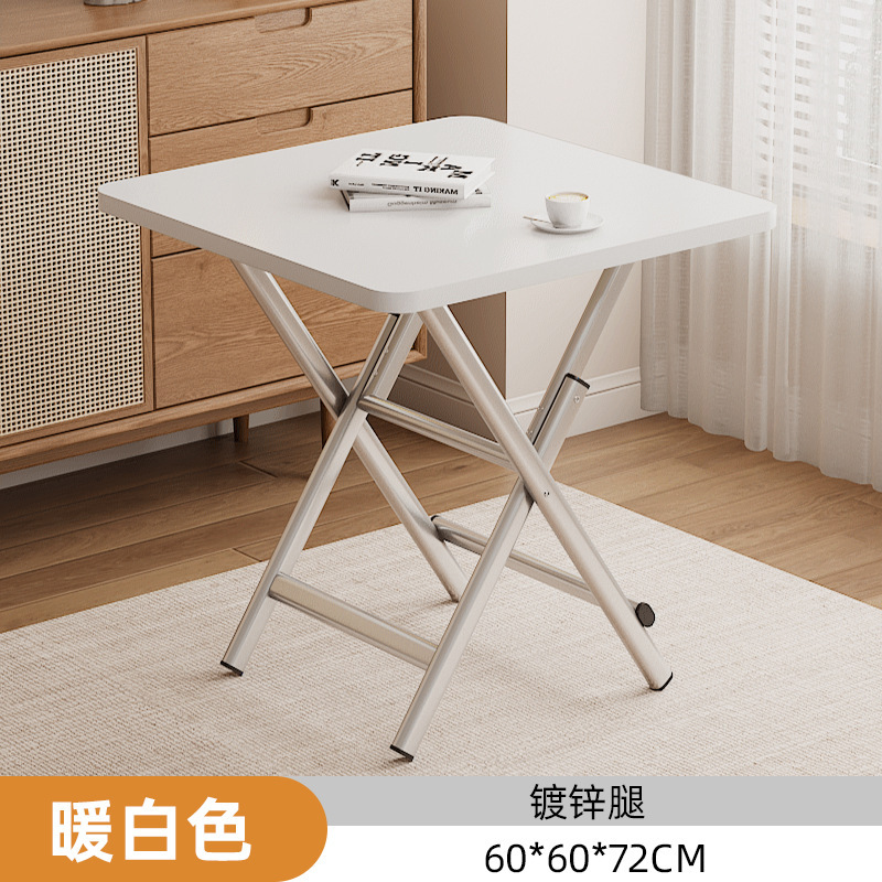 折りたたみ式食卓ポータブル屋外露店テーブル小戸型レンタルハウス簡易家庭用食事小さな円卓|undefined