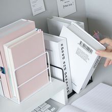 书本收纳书立简约小书架收纳架办公室桌面书靠书档书立架学生用
