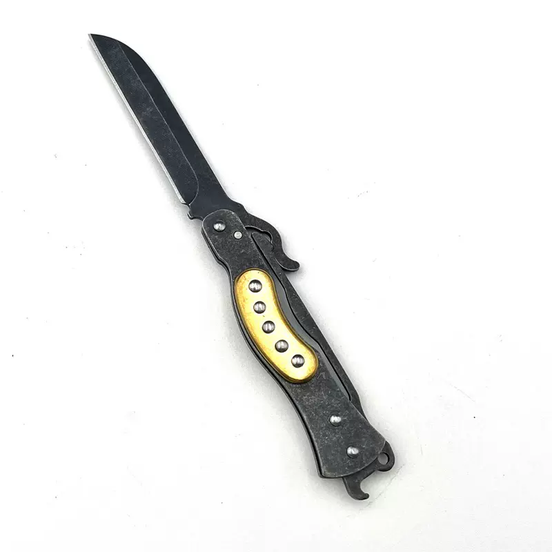 户外水果刀便携随身安全小刀旅行登山刀具车载钥匙扣折刀锋利刀具