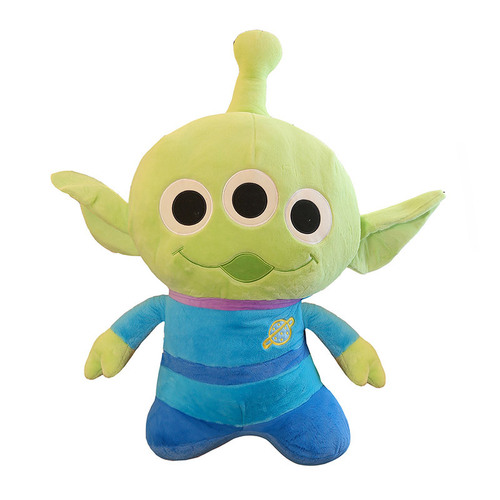 Cute Japanese cartoon three-eyed monster large plush toy Toy Story pillow buddy doll stuff animal