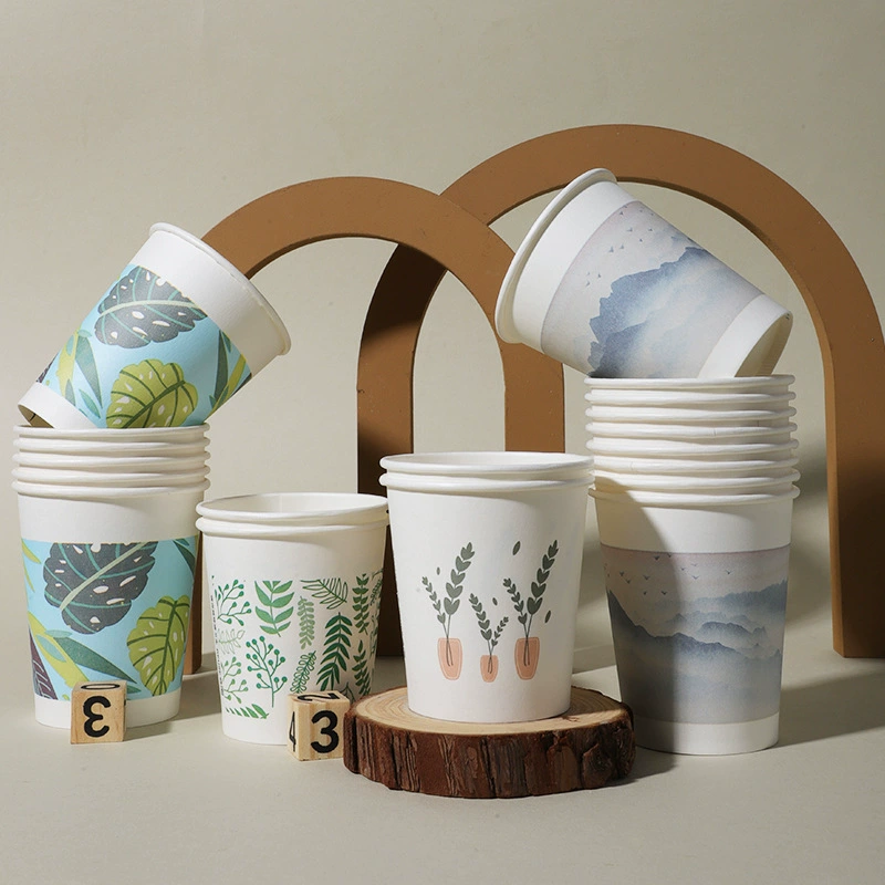 Бумажный стаканчик Shengshixiang Rong одноразовый толстый, хорошее качество, оптовая продажа, вся коробка утолщена офисный прием, чай и питьевая чашка