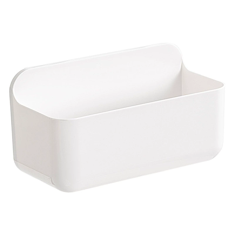 Стеллаж для хранения в ванной без перфорации Пластиковая полка для хранения Настенный ящик для хранения мобильных телефонов Стеллаж для хранения на присоске для унитаза