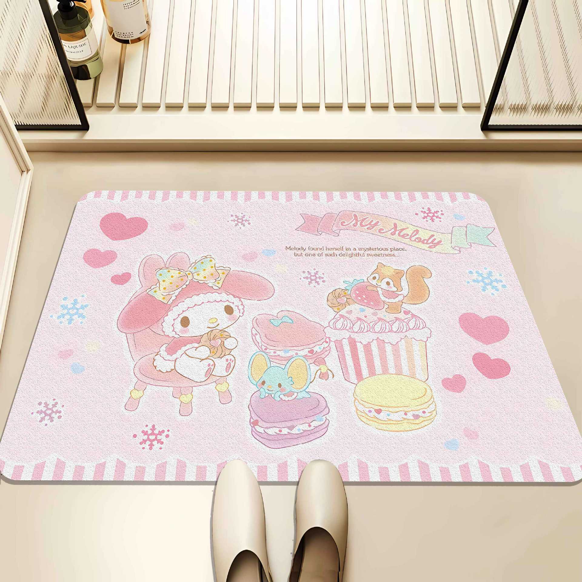 양쪽에 세로 케이크 멜로디