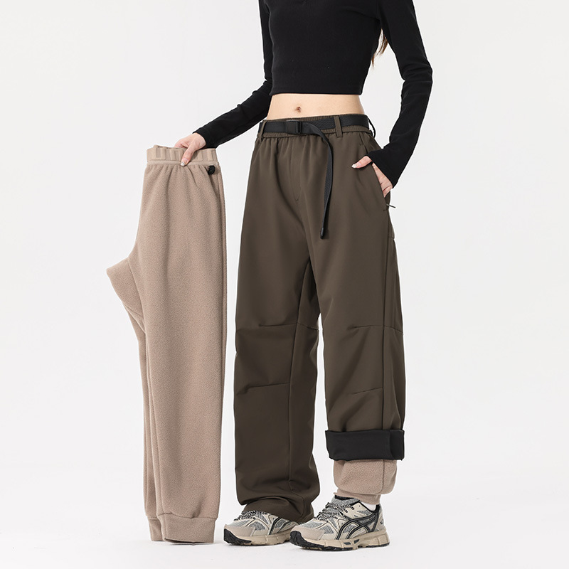 Three-Proof American Style Detachable Liner Assault Pants for Men in Autumn and Winter New Outdoor Thick Loose Sports Casual Pants for Women