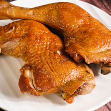 东北烧鸡腿香熏鸡腿即食卤味鸡肉熟食特产鸡肉小零食带皮鸡肉大腿