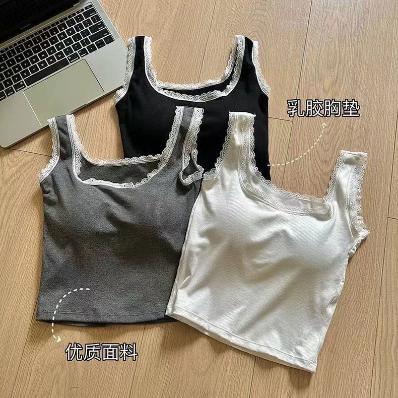 Ранняя осень, дикая корейская версия тонкого квадратного воротника и кружева