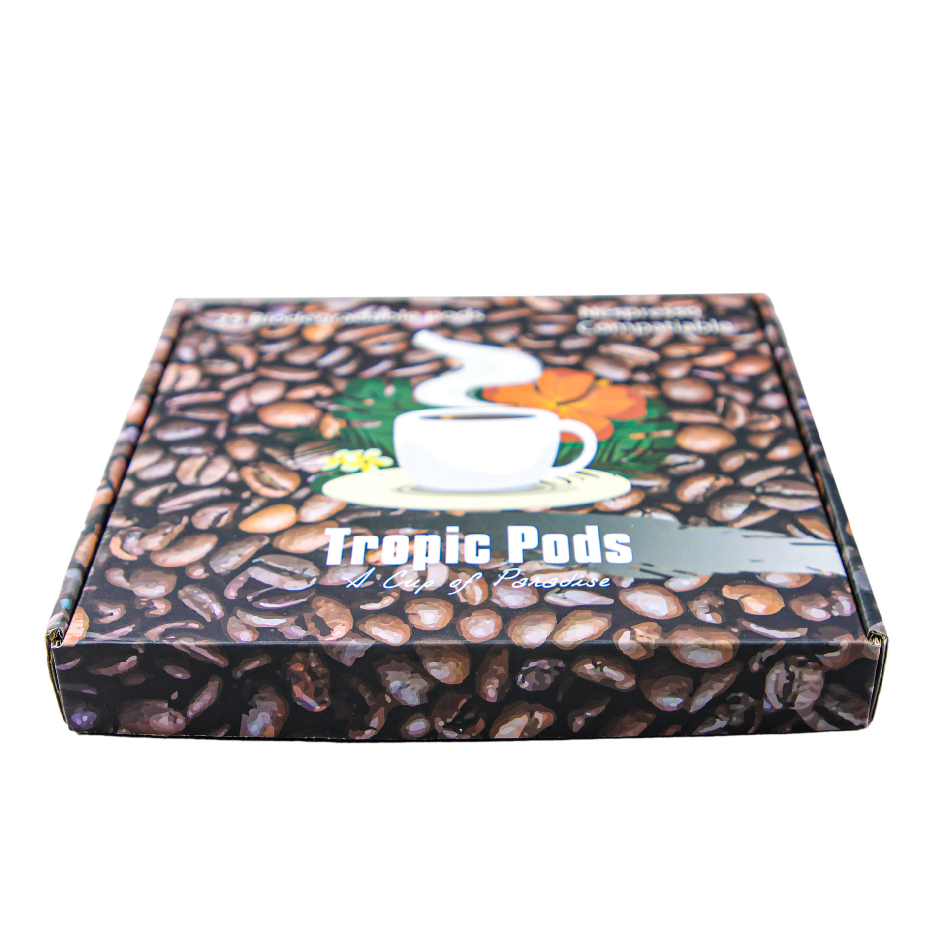 咖啡图案创意飞机盒包装