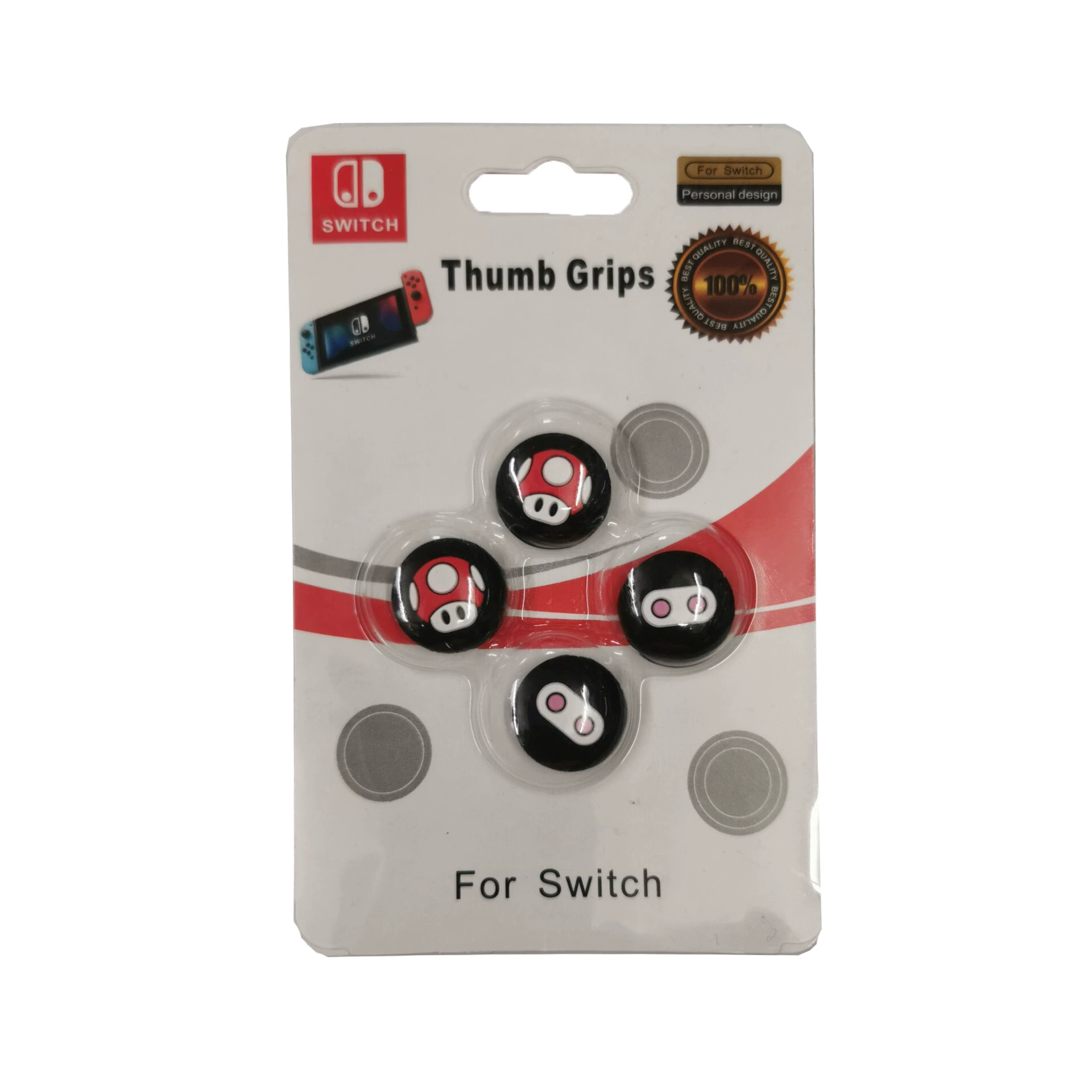 Клипса для джойстика с mushrooms темой NS SWITCH JOYCON, нескользящая крышка
