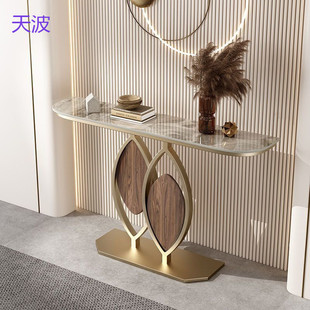 Rtd Italian Light Luxury Entrance Cabinet Entrance Rack Sofa Side High-block European-style Entrance Table