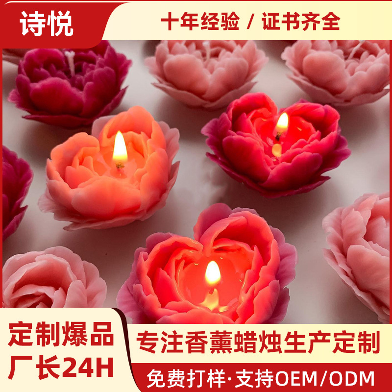 Mayorista en amor flores rosas de cera de perfume Qixi día de San Valentín regalo de cumpleaños cera modelada hecha a mano