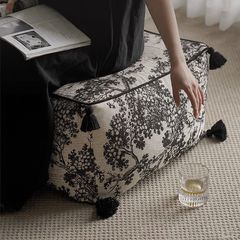 布団クッションコーヒーテーブル刺繍畳スツールフロアリビングルームホーム小さなアパート怠惰なソファ水墨風